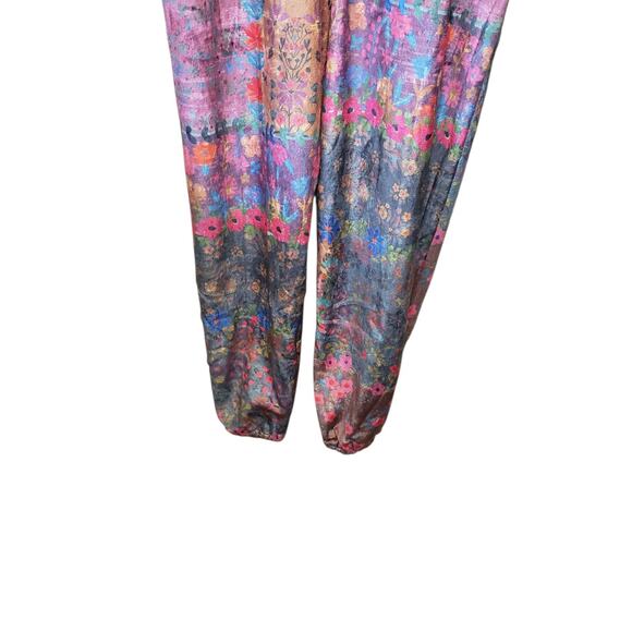 NWT Natural Life Womens Multicolor Floral Fleece Pajama Jumper Size Small Soft - Picture 2 of 8